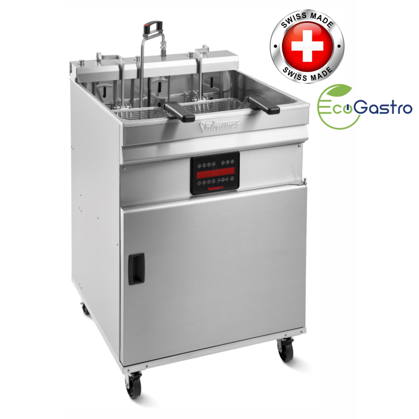 VALENTINE - Computer EVO 400 - Friteuse sur pied 18 Litres - 14,4 Kw - Swiss made - EcoGastro