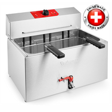 Cargue la imagen en la galería, VALENTINE - TF13 - Friteuse de table 13 Litres - 6,9 Kw - Swiss made
