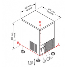 Görseli Galeri görüntüleyiciye yükleyin, BREMA - CB 246 HC(W) - Machine à glaçons - 26Kg/24h - Forme cubique
