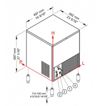 Load image into Gallery viewer, BREMA - CB 416A HC(W) - Machine à glaçons - 42kg/24h - Forme cubique
