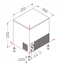 Load image into Gallery viewer, BREMA - CB 840A HC(W) - Machine à glaçons - 85kg/24h - Forme cubique
