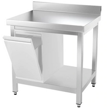 Cargue la imagen en la galería, Table de travail inox PREMIUM 2,0 m - Avec étagère basse
