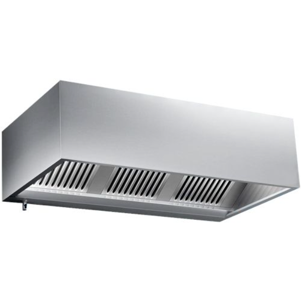 CAPPA - Hotte murale cubique statique 1,0 m - avec filtre et lampe