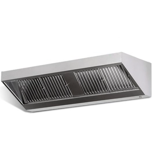 CAPPA - Hotte murale à snacker statique 1,4 m - Avec filtre et lampe