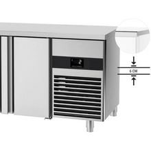 Cargue la imagen en la galería, Table réfrigérée négative PREMIUM - 1,8 x 0,7 m - avec 3 portes - GN 1/1
