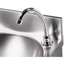 Lade das Bild in den Galerie-Viewer, Lavabo - Lave-mains 40x40cm - avec mitigeur (raccordement eau froide et chaude) et distributeur de savon
