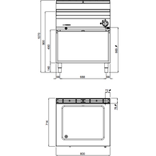 Carica l&#39;immagine nel visualizzatore di Gallery, BERTO&#39;S - Bain-marie électrique GN 2/1 - 2,4 Kw
