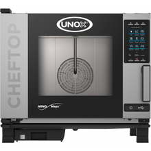 Cargue la imagen en la galería, UNOX - ChefTop Plus - Combisteamer 5 x GN 1/1 - Gauche Vision - EcoGastro - Best-seller
