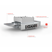 Görseli Galeri görüntüleyiciye yükleyin, PIZZAGROUP - STATIC TUNNEL - Four à pizza convoyeur électrique statique - 400 Volt
