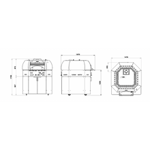 Görseli Galeri görüntüleyiciye yükleyin, OEM - HELIOS 530 - Four à pizza napolitain rotatif électrique digital 530° - 7 pizzas ø30cm - 400 Volt
