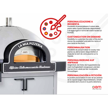 Görseli Galeri görüntüleyiciye yükleyin, OEM - DOME - Four à pizza napolitain électrique digital 530° - 7 pizzas ø35cm - 400 Volt
