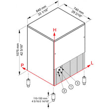 Lade das Bild in den Galerie-Viewer, BREMA - CB-1565A HC(W) - Machine à glaçons - 155kg/24h - Forme cubique
