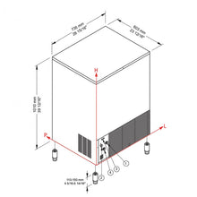 Görseli Galeri görüntüleyiciye yükleyin, BREMA - CB 955A HC(W) - Machine à glaçons - 95Kg/24h - Fome cubique
