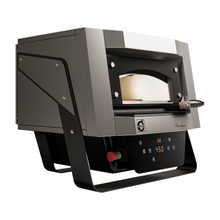 Cargue la imagen en la galería, CUPPONE - MANTEGNA - Four à pizza de table rotatif - mini four ultra-rapide 3,0 kw - Pizzas Ø 35cm
