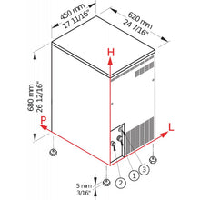 Load image into Gallery viewer, BREMA - GB 601A HC(W) - Machine à Glaçons - 60kg/24h - Glace pillée
