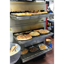 Lade das Bild in den Galerie-Viewer, PIZZAGROUP - TNV-50E - Four à pizza convoyeur électrique ventilé - 60 pizzas/h 400 Volt

