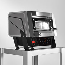 Cargue la imagen en la galería, CUPPONE - MANTEGNA - Four à pizza de table rotatif - mini four ultra-rapide 3,0 kw - Pizzas Ø 35cm
