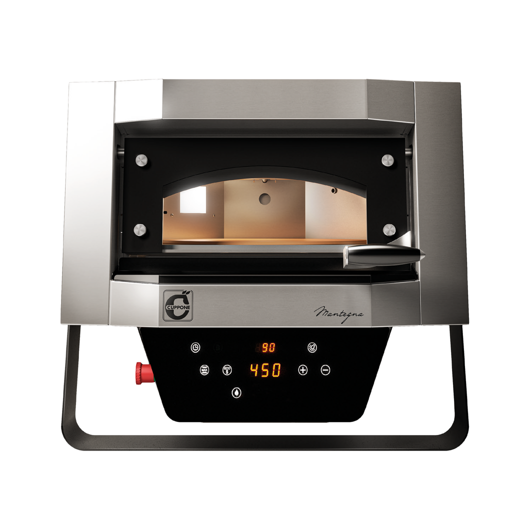 CUPPONE - MANTEGNA - Four à pizza de table rotatif - mini four ultra-rapide 3,0 kw - Pizzas Ø 35cm